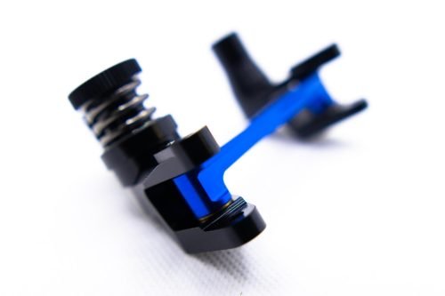 CR Aluminum Bellcrank for Traxxas Maxx / Maxx Slash – 7075-T6 – Black & Blue