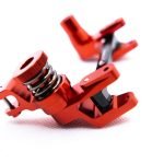 CR Aluminum Bellcrank for Traxxas Maxx / Maxx Slash – 7075-T6 – Red on Black