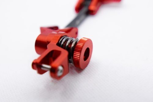 CR Aluminum Bellcrank for Traxxas Maxx / Maxx Slash – 7075-T6 – Red on Black