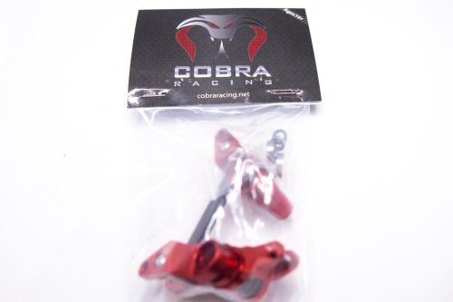 CR Aluminum Bellcrank for Traxxas Maxx / Maxx Slash – 7075-T6 – Red on Black