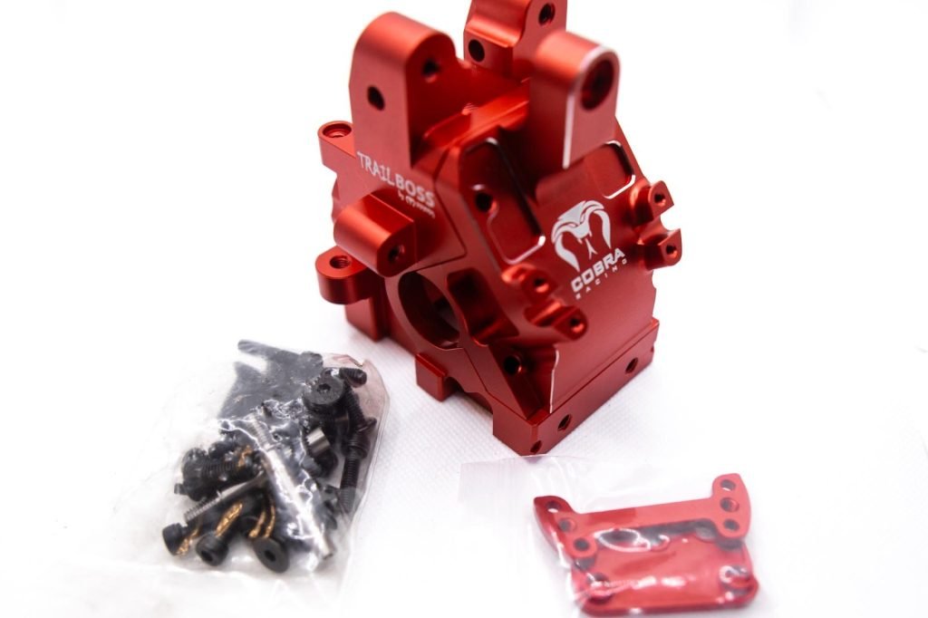 CR TrailBOSS Arrma 1/5 Front or Rear Differential Housing – Red