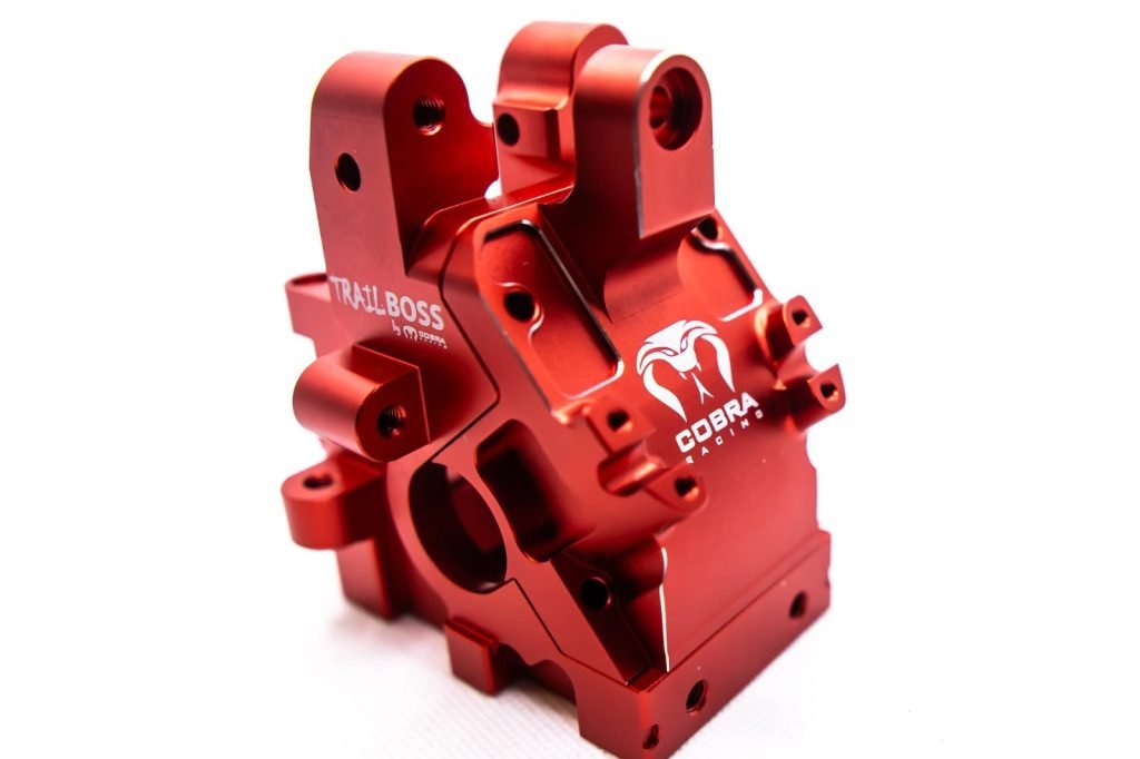 CR TrailBOSS Arrma 1/5 Front or Rear Differential Housing – Red