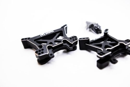 CR Traxxas Jato BL-2S & VXL-4S 4x4 Black Aluminum Shock Towers – Complete Set