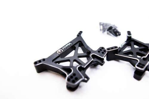 CR Traxxas Jato BL-2S & VXL-4S 4x4 Black Aluminum Shock Towers – Complete Set