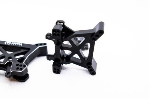 CR Traxxas Jato BL-2S & VXL-4S 4x4 Black Aluminum Shock Towers – Complete Set