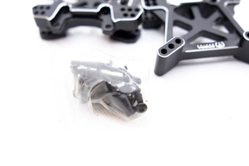 CR Traxxas Jato BL-2S & VXL-4S 4x4 Black Aluminum Shock Towers – Complete Set