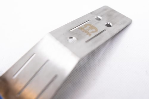 CR MiniMaxx Steel Wheelie Bar - Blue with Rubber Tires