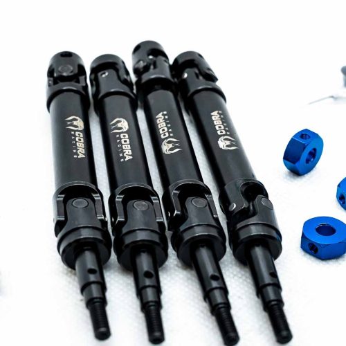 CR EHD (6mm) CVD Driveshafts – 12mm Blue Hex – Traxxas 1/10 4x4