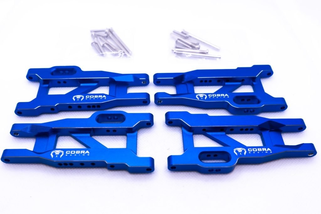 CR 7075 Blue EHD Aluminum A-Arms – Slash, Rustler, Stampede, XO-1 & More