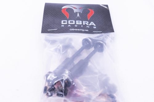 CR - EHD (6mm) CVD Driveshaft - with 17mm splined adapter - Traxxas 1/10 4WD Red