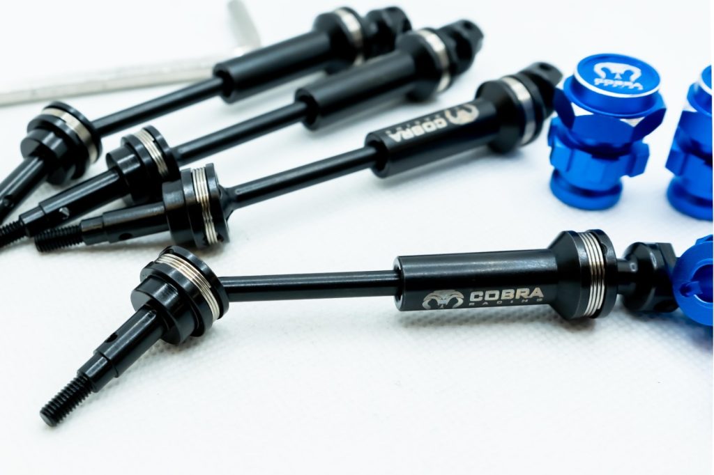 CR - EHD (6mm) CVD Driveshaft w/ 17mm Adapter for Traxxas 1/10 4WD – Blue