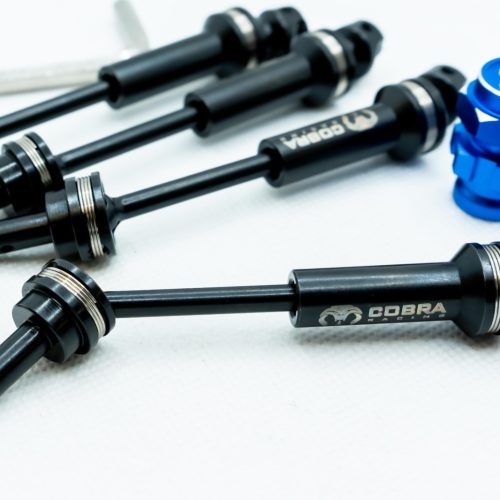 CR - EHD (6mm) CVD Driveshaft w/ 17mm Adapter for Traxxas 1/10 4WD – Blue