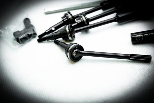 CR - EHD (6mm) CVD Driveshaft w/ 17mm Adapter for Traxxas 1/10 4WD – Blue