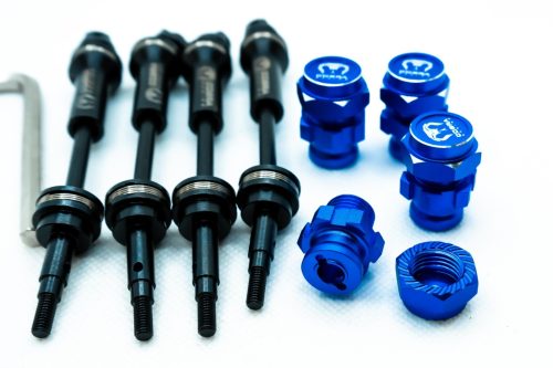 CR - EHD (6mm) CVD Driveshaft w/ 17mm Adapter for Traxxas 1/10 4WD – Blue
