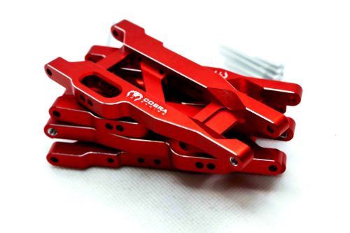 CR 7075 Red EHD Aluminum A-Arms – Slash, Rustler, Stampede, XO-1 & More