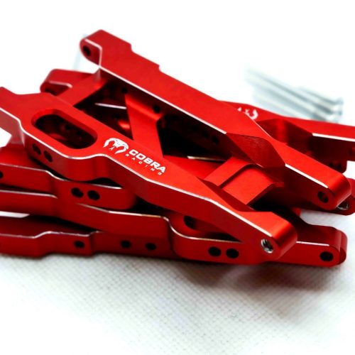CR 7075 Red EHD Aluminum A-Arms – Slash, Rustler, Stampede, XO-1 & More