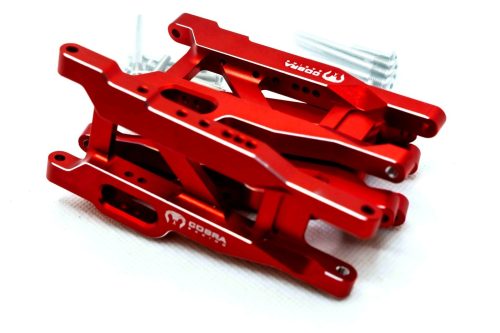 CR 7075 Red EHD Aluminum A-Arms – Slash, Rustler, Stampede, XO-1 & More