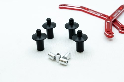 Cobra Racing EHD Body Post Mount Plate – Traxxas 4x4 | 7075-T6 Aluminum