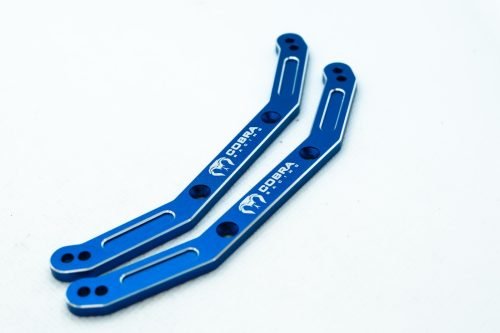 Cobra Racing EHD Body Post Mount Plate – Traxxas 4x4 | 7075-T6 Aluminum - Blue