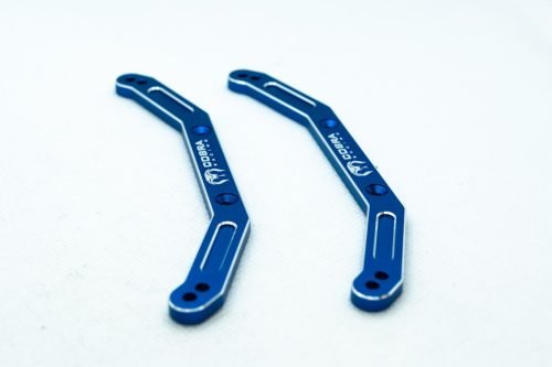 Cobra Racing EHD Body Post Mount Plate – Traxxas 4x4 | 7075-T6 Aluminum - Blue