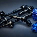 CR - EHD (6mm) CVD Driveshaft w/ 17mm Adapter for Traxxas 1/10 4WD – Blue