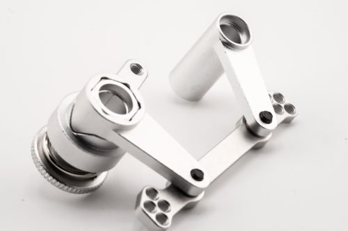 Cobra Racing 2WD Bellcrank for Traxxas Slash Rustler Bandit Stampede - Silver