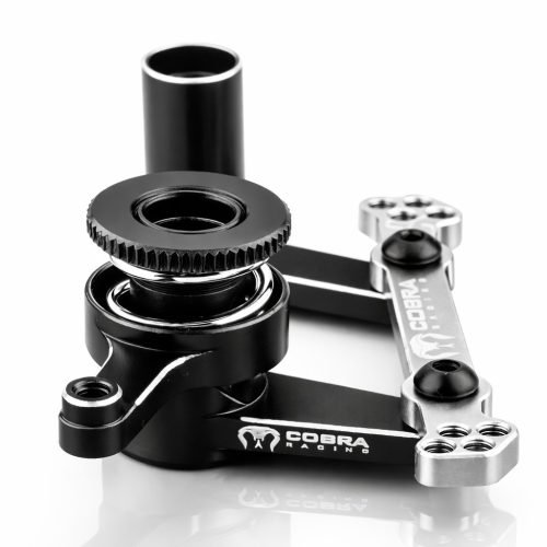 Cobra Racing 2WD Bellcrank for Traxxas Slash Rustler Bandit Stampede - Black