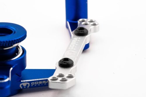 Cobra Racing 2WD Bellcrank for Traxxas Slash Rustler Bandit Stampede - Blue