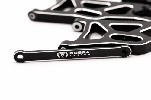 CR Traxxas 2WD HD Aluminum A-Arms fits Slash Rustler Stampede Bandit - Black