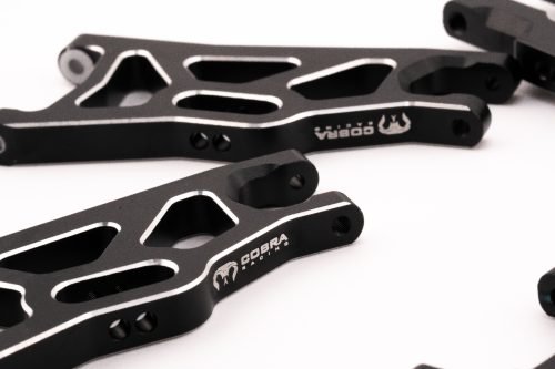 CR Traxxas 2WD HD Aluminum A-Arms fits Slash Rustler Stampede Bandit - Black