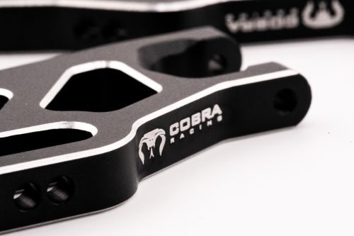 CR Traxxas 2WD HD Aluminum A-Arms fits Slash Rustler Stampede Bandit - Black