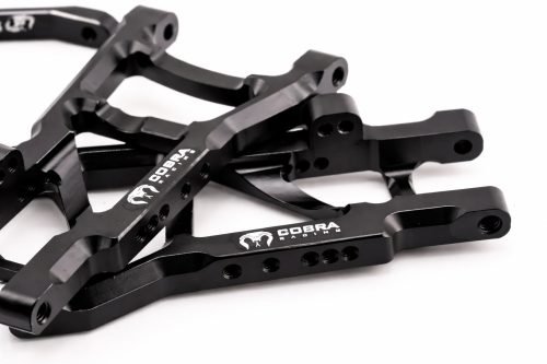 CR Traxxas 2WD HD Aluminum A-Arms fits Slash Rustler Stampede Bandit - Black