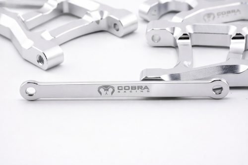 CR Traxxas 2WD HD Aluminum A-Arms fits Slash Rustler Stampede Bandit - Silver