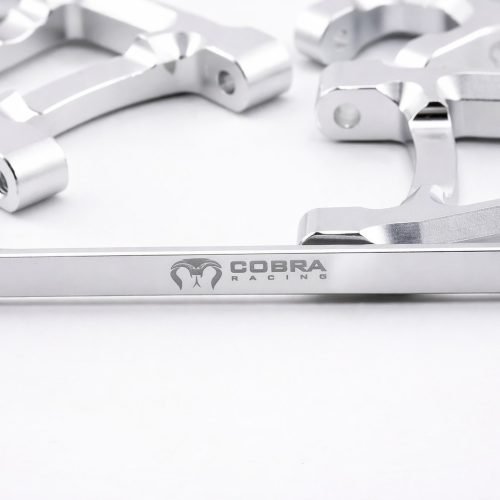 CR Traxxas 2WD HD Aluminum A-Arms fits Slash Rustler Stampede Bandit - Silver