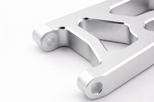 CR Traxxas 2WD HD Aluminum A-Arms fits Slash Rustler Stampede Bandit - Silver