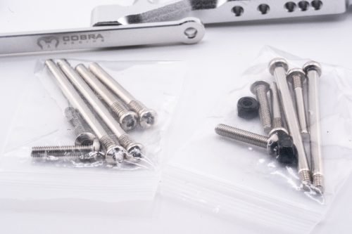 CR Traxxas 2WD HD Aluminum A-Arms fits Slash Rustler Stampede Bandit - Silver