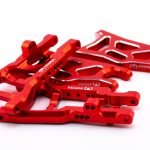 CR Traxxas 2WD HD Aluminum A-Arms fits Slash Rustler Stampede Bandit - Red