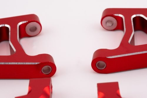 CR Traxxas 2WD HD Aluminum A-Arms fits Slash Rustler Stampede Bandit - Red