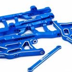 CR Traxxas 2WD HD Aluminum A-Arms fits Slash Rustler Stampede Bandit - Blue