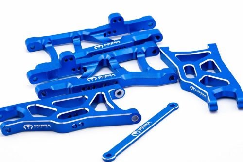CR Traxxas 2WD HD Aluminum A-Arms fits Slash Rustler Stampede Bandit - Blue Main Image