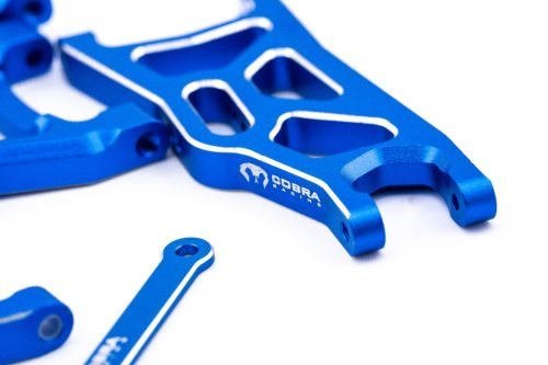 CR Traxxas 2WD HD Aluminum A-Arms fits Slash Rustler Stampede Bandit - Blue Main Image