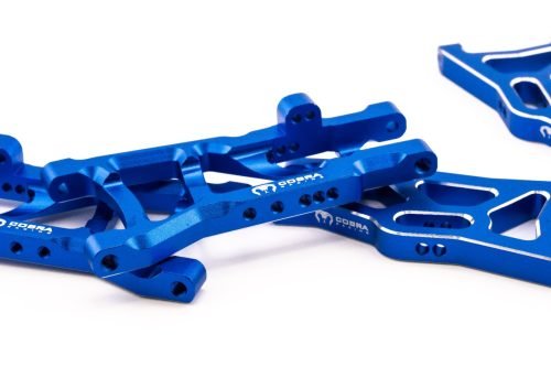 CR Traxxas 2WD HD Aluminum A-Arms fits Slash Rustler Stampede Bandit - Blue Main Image