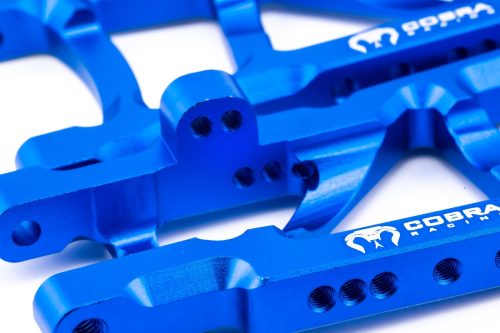 CR Traxxas 2WD HD Aluminum A-Arms fits Slash Rustler Stampede Bandit - Blue Main Image