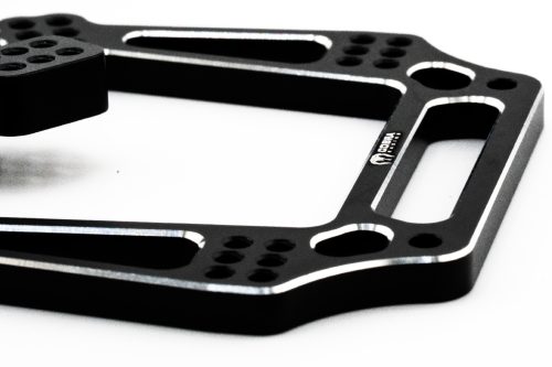 CR Traxxas 2WD Shock Towers - Fits Slash, Rustler, Stampede, Rally - Black