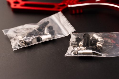 CR Traxxas 2WD Shock Towers - Fits Slash, Rustler, Stampede, Rally - Red