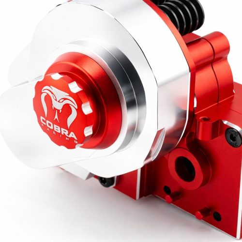 CR 7075 Traxxas 2WD Transmission Case w/ Cover - Slash/Rustler (Red)