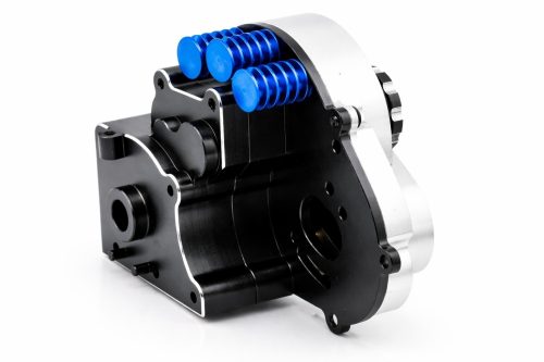 CR 7075 Traxxas 2WD Transmission Case w/ Cover - Slash/Rustler (Black)