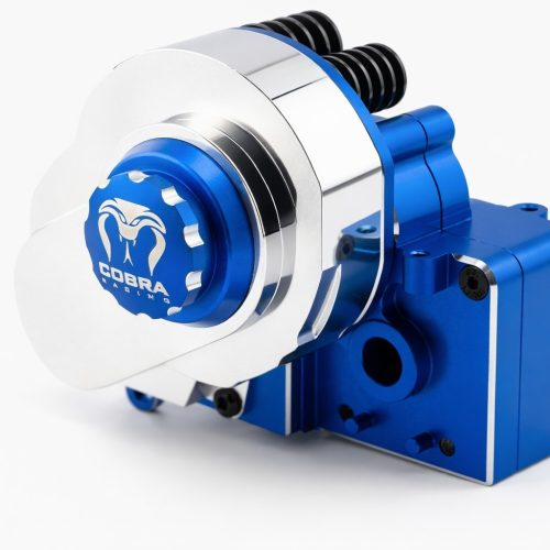 CR 7075 Traxxas 2WD Transmission Case w/ Cover - Slash/Rustler (Blue)