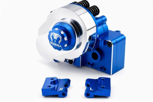 CR 7075 Traxxas 2WD Transmission Case w/ Cover - Slash/Rustler (Blue)