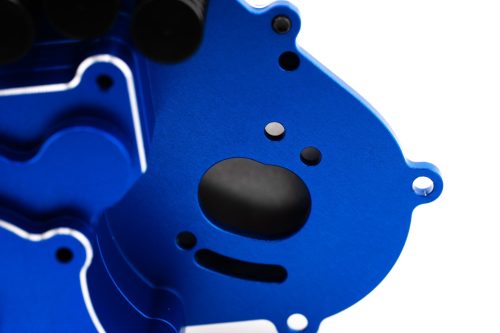 CR 7075 Traxxas 2WD Transmission Case w/ Cover - Slash/Rustler (Blue)